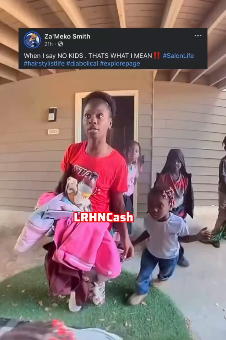 Lady shows up to hairstylist apartment with 6 kids after catching the bus there. The hairstylist canceled her service because she showed up with kids 😬 He is now receiving death threats for not doing her hair, even after the fact she was on time &amp; paid early.