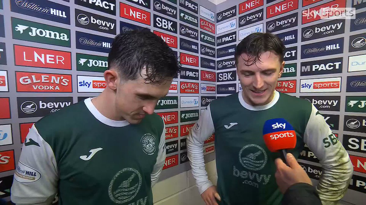 🥬 "What you dream of as a Hibs fan" 💚 "My family came over... We'll celebrate today" These were the thoughts of goalscorers Jamie McGrath and Josh Campbell after the Edinburgh derby victory over Hearts ⤵️