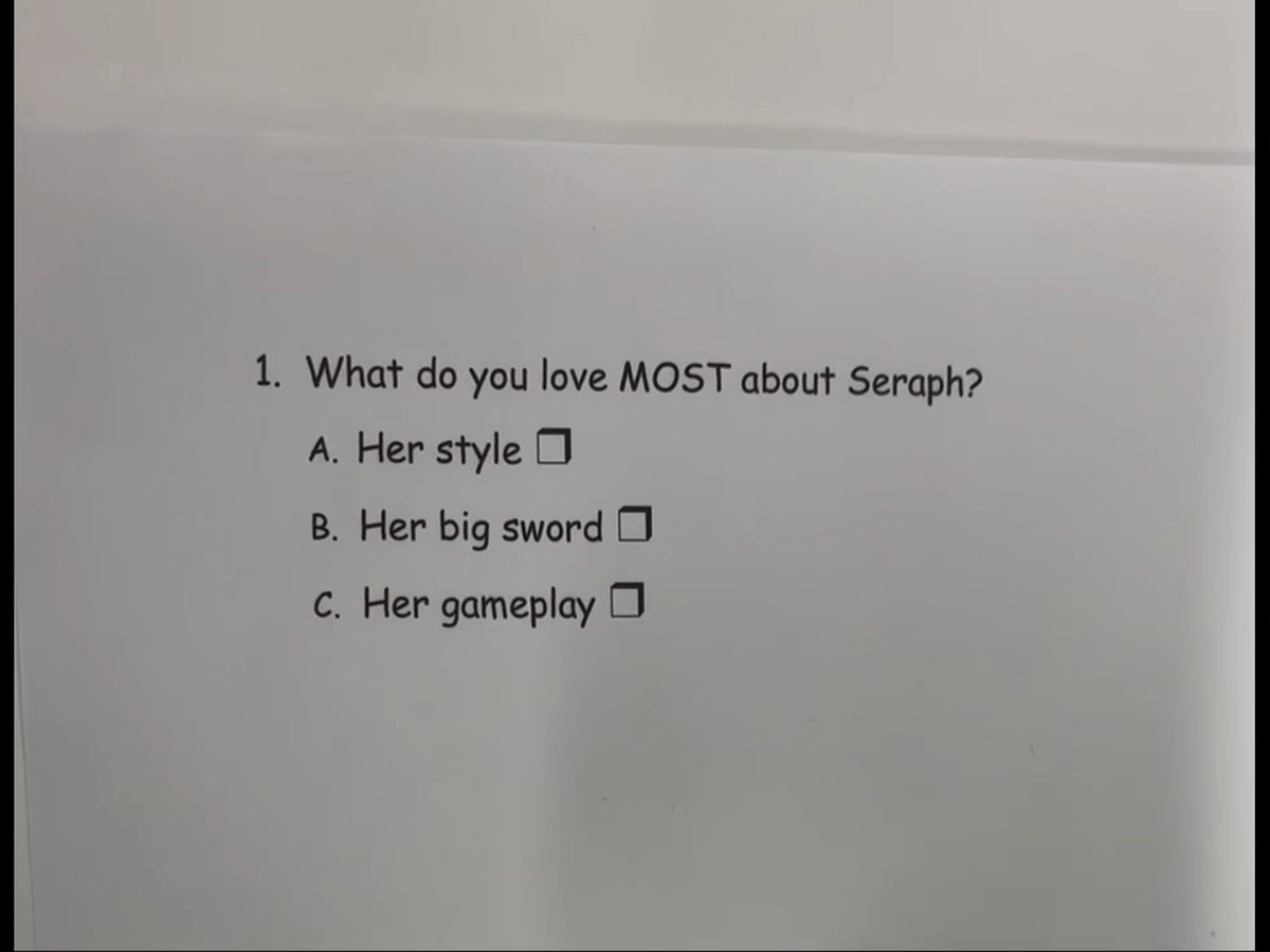 what's your favorite thing about Seraph?