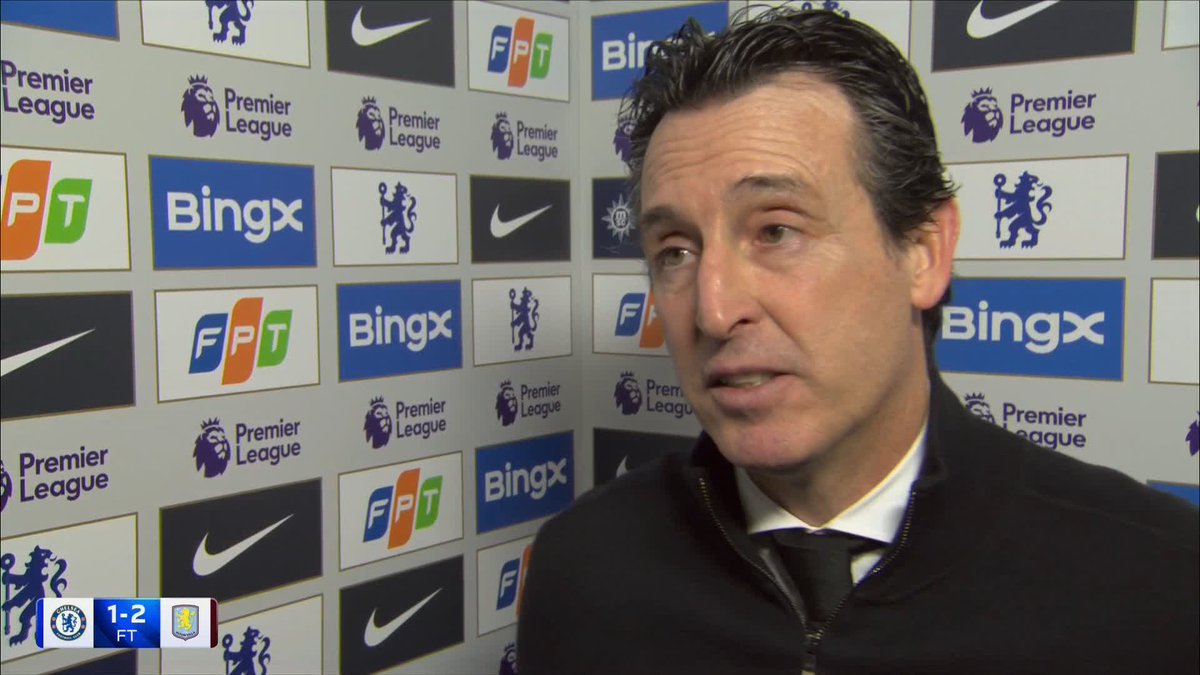 🗣️ "The day 34 we will speak about it" Unai Emery on Aston Villa fans singing 'we're gonna win the league" 🏆