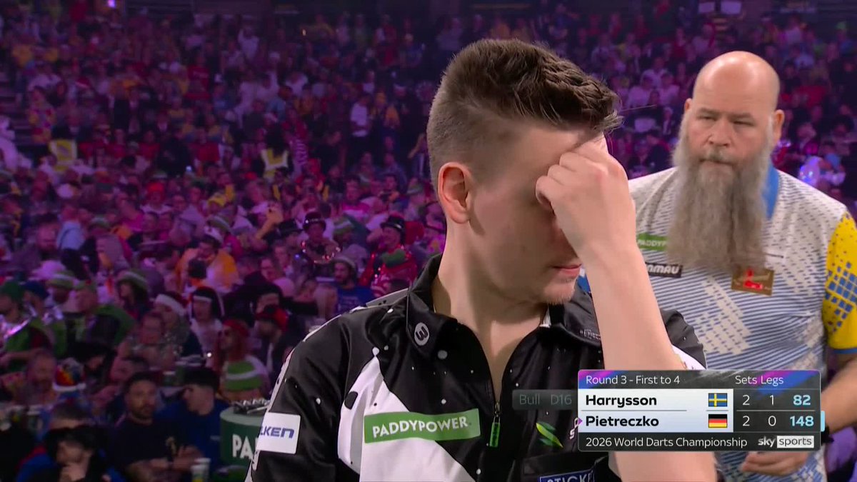Trying out the new set of darts you got for Christmas....