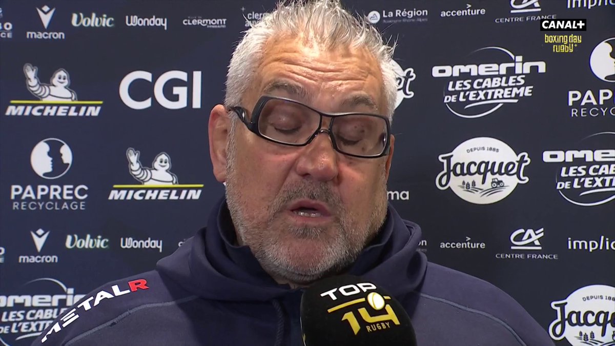 "Je ne sais pas ce qu’ils ont fait pour le club" 🎙️ Christophe Urios est revenu sur une semaine marquée par les critiques reçues à son encontre et à celle de son effectif après la défaite à Perpignan ❌ #ASMUBB