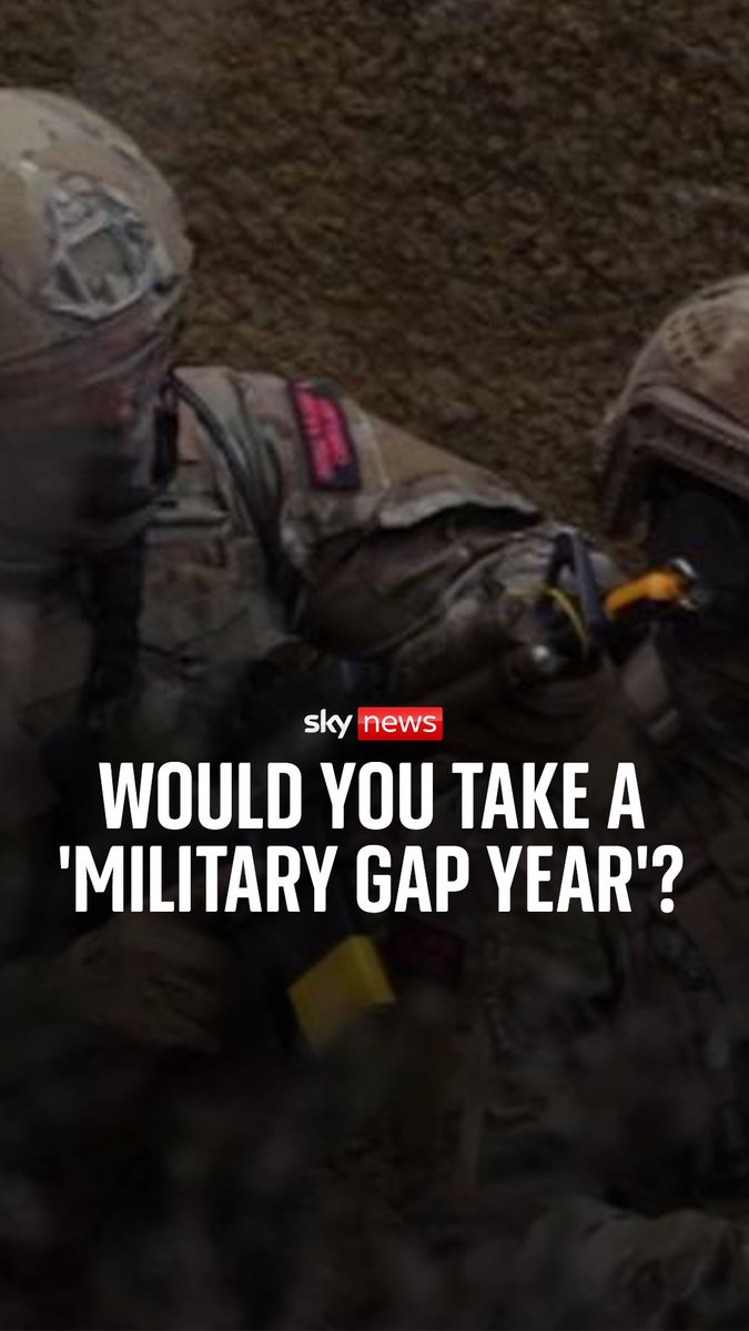 Would you take a 'military gap year'? Thailand, Australia or the British military? The government wants young people to apply and choose a military gap year where they will build resilience. Sky's Rob Powell reports. Read more: