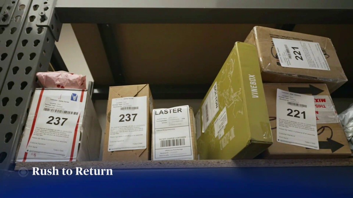 The National Retail Federation estimates 17% of holiday purchases will be returned this season, with 82% expected to be sent back within a month. Once returned, retailers decide whether to restock, refurbish or dispose of the item once it's back in their hands.