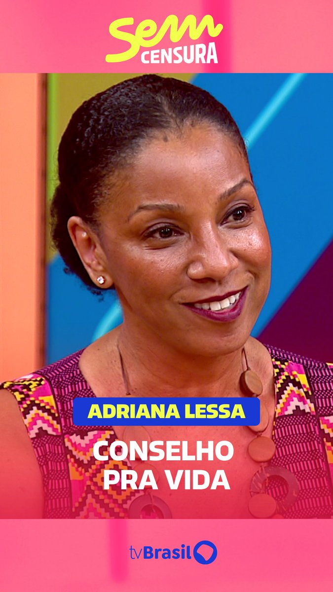 Adriana Lessa contando no #SemCensura sobre o conselho impactante que recebeu do Sebastian, da C&A, que mudou sua vida profissional na década de 1990.