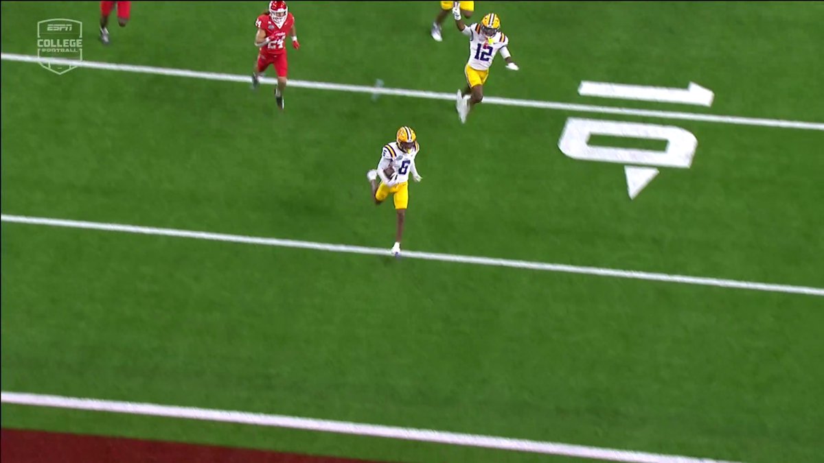 LSU 99-YARD RETURN TD ON THE FIRST PLAY OF THE GAME 🚨
