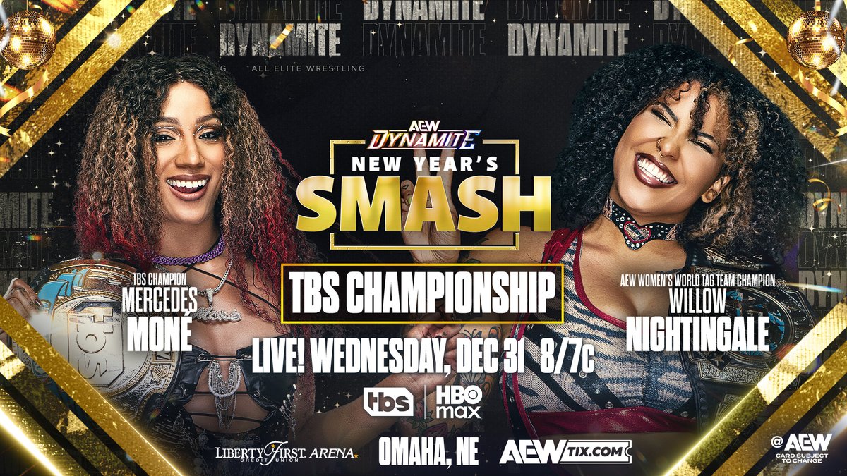 FRUSTRATION BOILING OVER! Calling Último Moné frustrated doesn’t even cover it. Now she’s hunting redemption this Wednesday at New Year’s Smash and has issued a challenge to Willow Nightingale! Watch #AEWWorldsEnd on HBO Max PPV