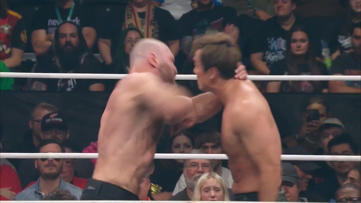 WHERE IS @JONMOXLEY GETTING THIS ENERGY?! Watch #AEWWorldsEnd on HBO Max PPV