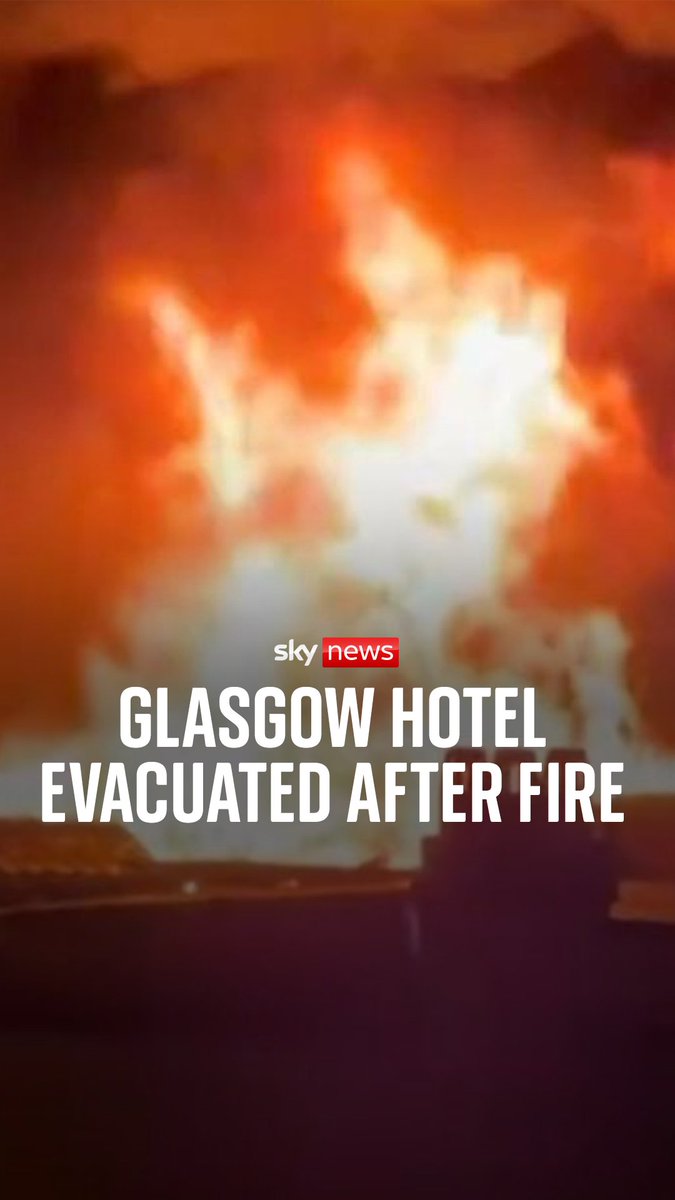 Hotel guests and a soup kitchen have been evacuated as firefighters tackled a blaze in the centre of Glasgow. Seven fire engines were sent to tackle the blaze and there are no reports of any casualties