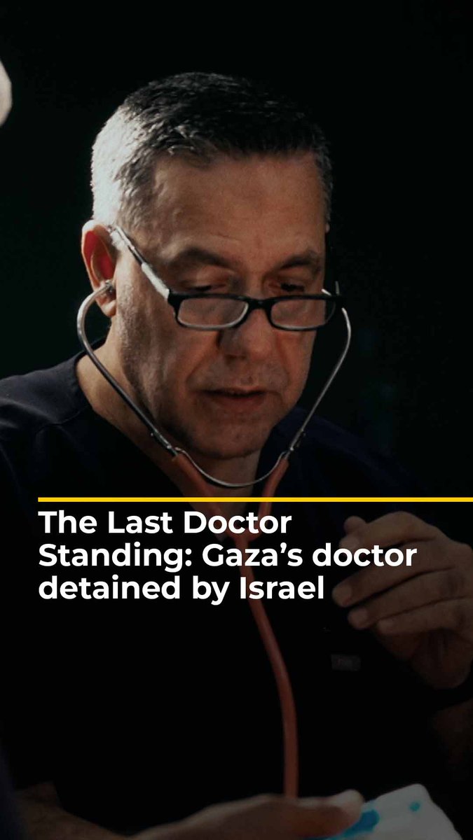 “The word ‘doctor’ had a price. We’re now paying this price.” Gaza doctor and director of Kamal Adwan Hospital, Hussam Abu Safiya, has been in an Israeli prison for a year after being detained without charge or trial. Despite a blockade of medicine, food, water and fuel, he treated many war‑wounded patients. Watch the film by AJ360 - الجزيرة 360: