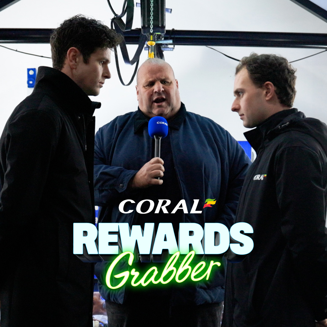 Sean Bowen 🆚 Brendan Powell Our pair face off in a Coral Rewards Grabber head-to-head - whoever gets the most rewards is crowned the winner! Big John steps in as referee to make sure they don't bend the rules… too much! Sean Bowen | @BrendanP1995 | @JohnFis08605918