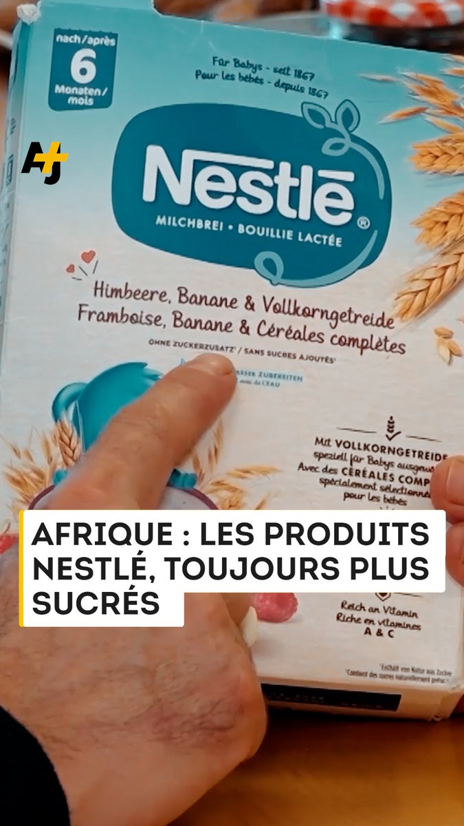 Malgré les alertes sanitaires, en Afrique, les aliments pour bébés Nestlé contiennent encore plus de sucre qu’avant, mettant en danger la santé des enfants.