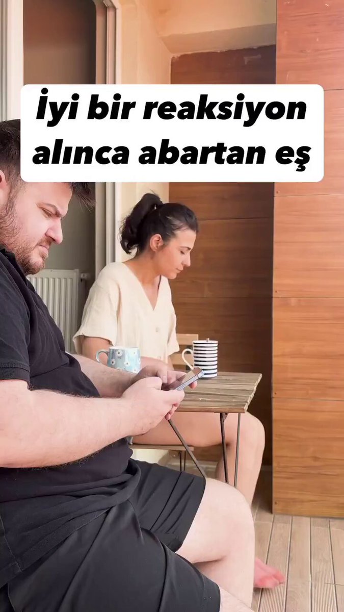 Bir kere iyi bir reaksiyon alınca fazla abartan eş 😂