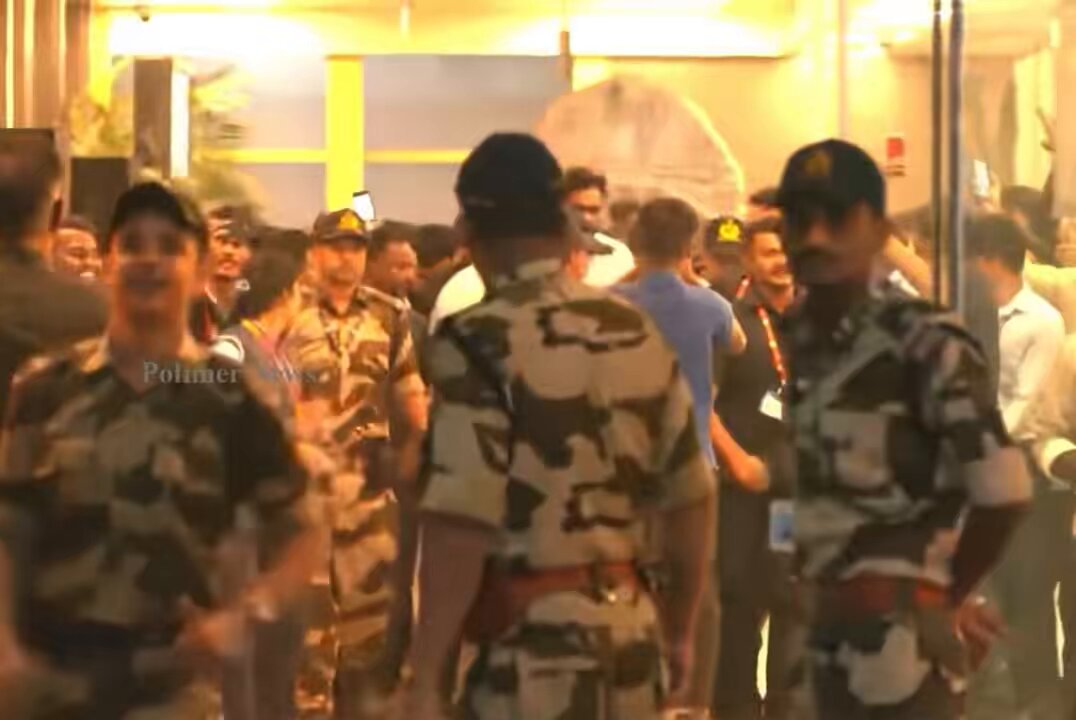 Thalapathy Vijay arrived at Chennai.