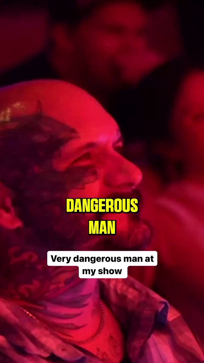 Very Dangerous Man At My Comedy Show