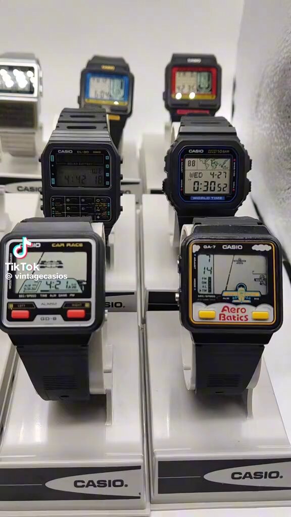 What’s your favourite vintage Casio watch here? ⌚️ clip via