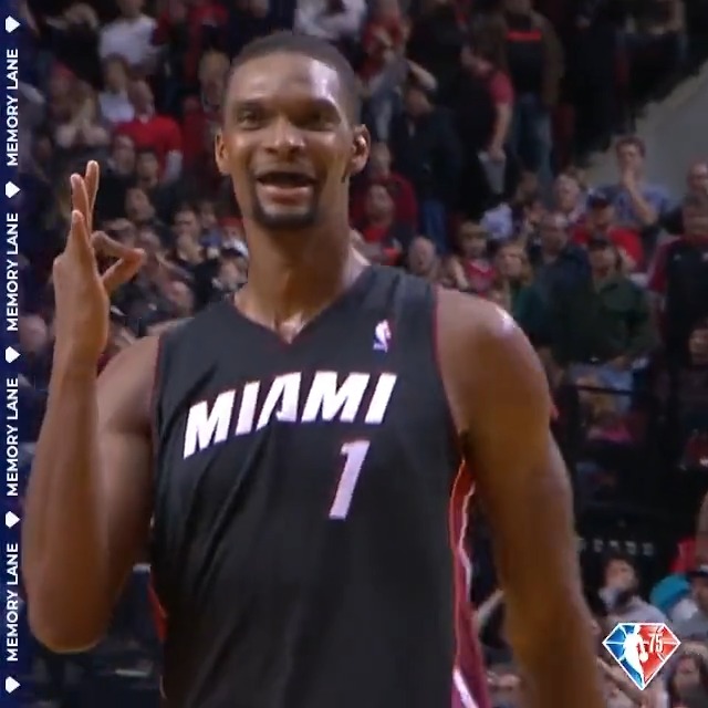 12 YEARS AGO TODAY Chris Bosh scored 11 4th quarter points, including the game-winning three for the LeBron-less Heat. Bosh also outscored LaMarcus Aldridge 37 to 22.