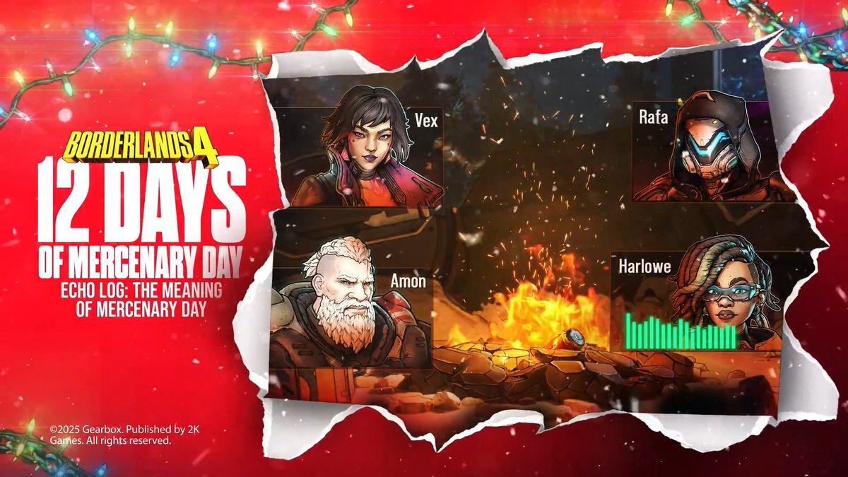 Mercenary Day. It's about presents. Mostly. 🎁 Hear the crew chat about the meaning of the holiday in this 12 Days of Mercenary Day ECHO Log.