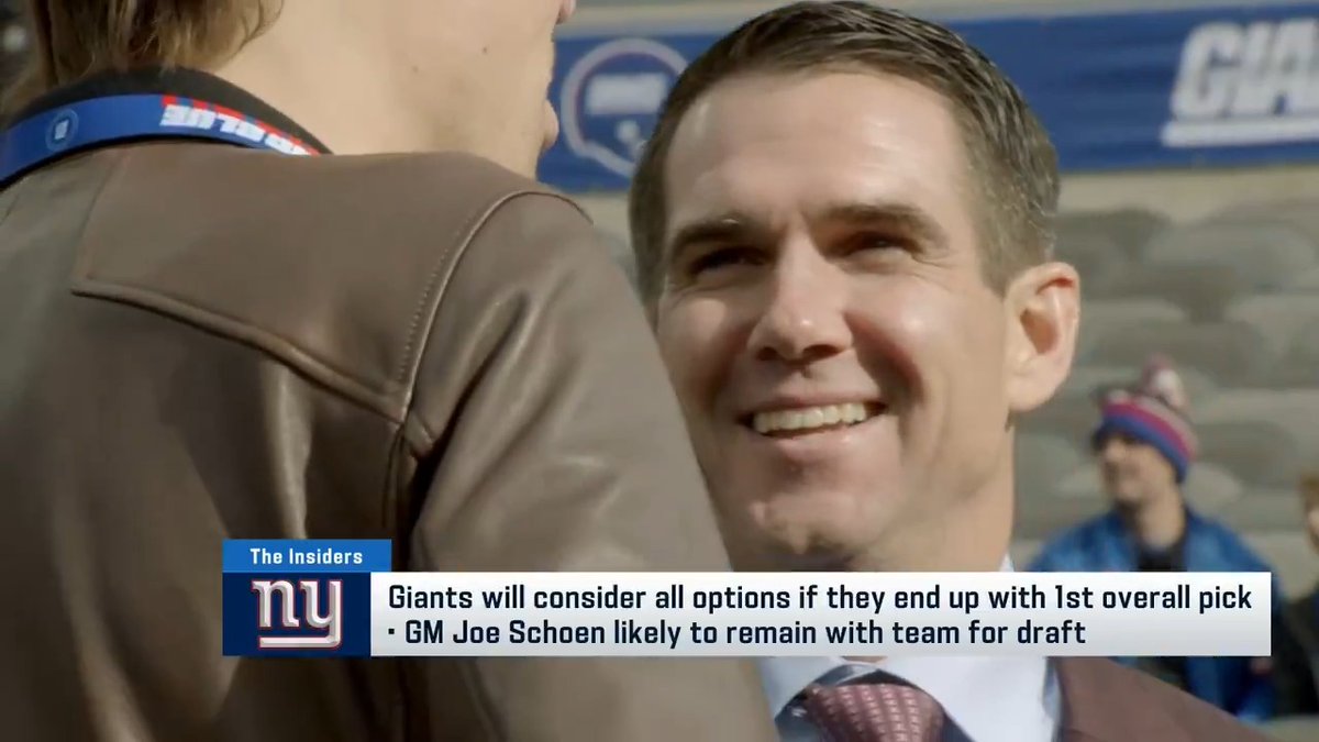 The Giants will evaluate "all options" if they end up with the first pick in the 2026 NFL Draft, per Ian Rapoport 👀