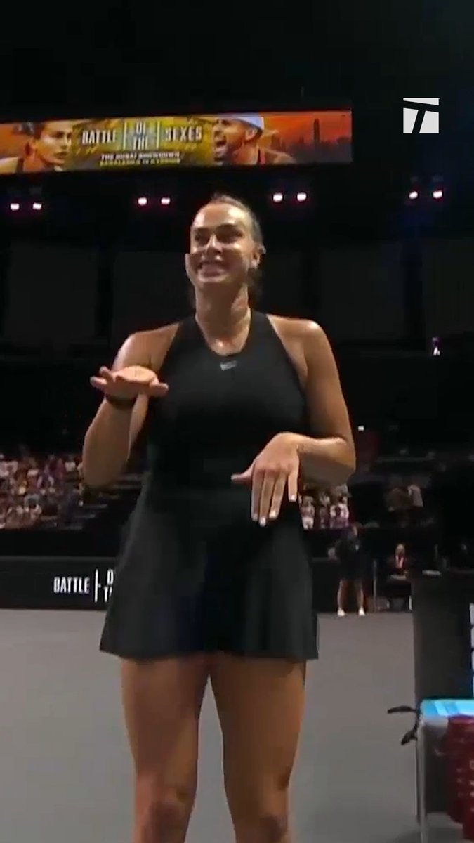 Aryna does the Macarena 💃 Sabalenka Aryna