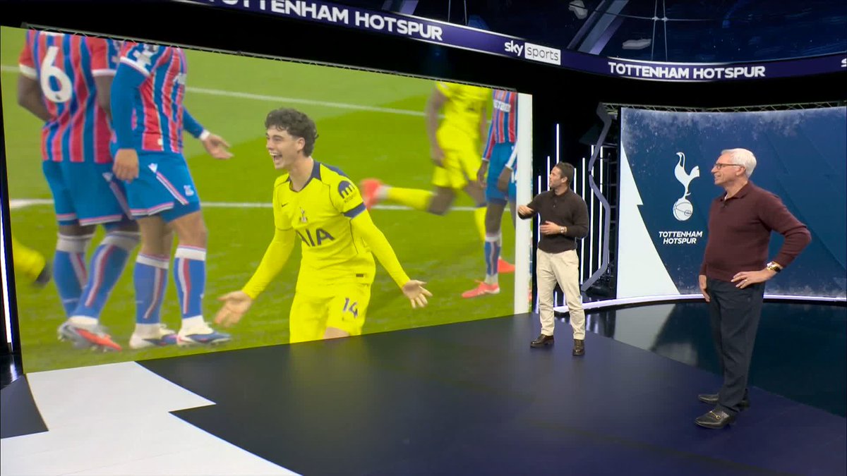 🗣️ "Just look how happy he is!" Jamie Redknapp reflects on a milestone moment for Spurs’ Archie Gray as he scores his first senior goal! 👏