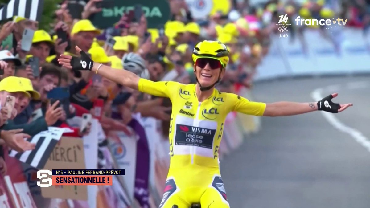📺 #Stade2 | 🤩 En remportant le Tour de France dès sa première participation, Pauline Ferrand-Prévot a définitivement conquis le cœur des Français. 🗳️ C'est votre 3e moment de sport favori de l'année 2025. ▶️ Stade 2 en direct et en replay :