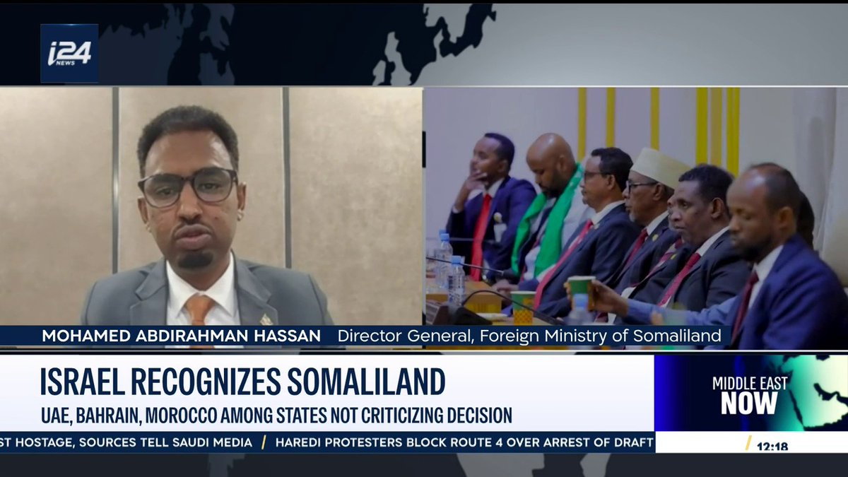 🚨 BREAKING: “We don’t take lectures from other countries. If we did, we wouldn’t be where we are.. Egypt, Turkey and Qatari as well all have relationships with Isreal” 🔥🔥🔥🔥🔥🔥🔥 Somaliland’s FM Director General joins