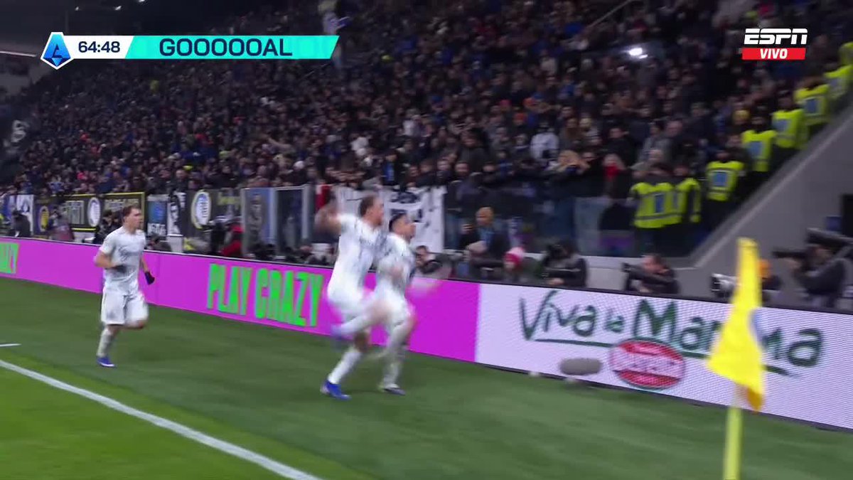 🐂🇦🇷 Zurdazo de LAUTARO MARTÍNEZ para el 1-0 de Inter a Atalanta. Saluden al LÍDER GOLEADOR de la Serie A. 😮‍💨