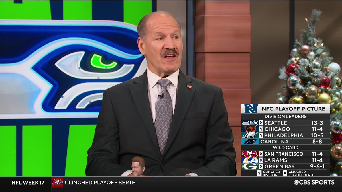 Bill Bill Cowher is a HUGE believer in the Seahawks