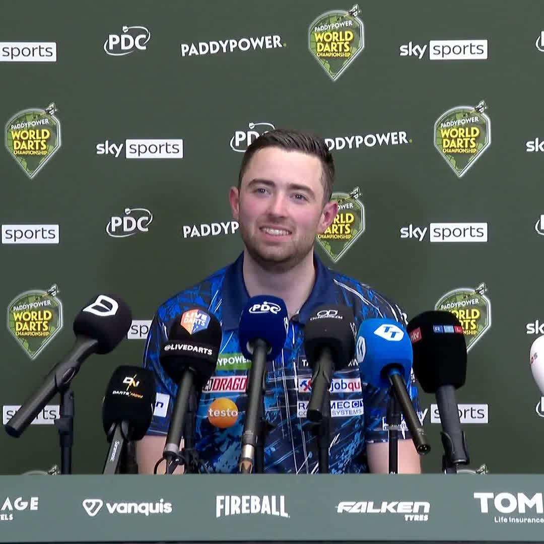 🗣️ "I was really really proud of myself." Luke Humphries gives his reaction after overcoming Gabriel Clemens in a captivating Round Three tie! #WCDarts