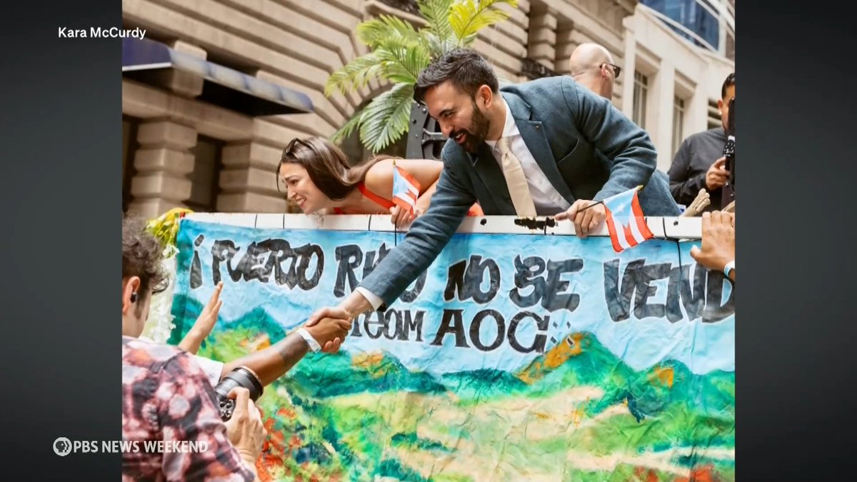 Few American politicians have come as far as fast as Zohran Mamdani. Mamdani began 2025 as a little-known state legislator, and in the first minutes of 2026 he’ll be sworn in as mayor of New York, often called the second-toughest job in America. Campaign photographer Kara McCurdy (Kara McCurdy) documented his remarkable rise, capturing images of Mamdani since before his first race for New York State Assembly in 2020. Ali Rogin spoke with McCurdy about her experience watching history unfold through her camera lens. "Every single photo that we take and every opportunity that we have to start a new shoot is an opportunity to tell a story, whether those are stories of working New Yorkers or the story of somebody running for state assembly," McCurdy told Rogin. "When I'm photographing Zohran Mamdani, I'm telling the full story, not just of him, but also of his policies and what that means for New Yorkers."
