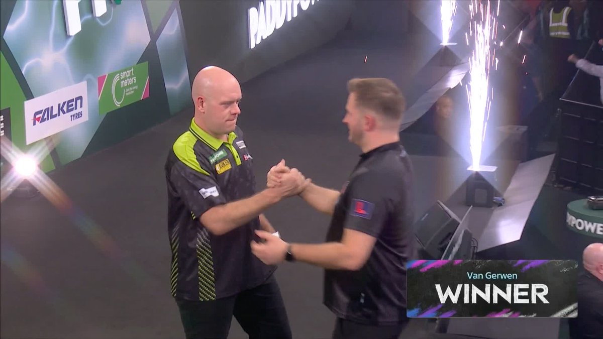 Michael van Gerwen gets the job done against Arno Merk ✅ The Dutchman will face Gary Anderson in the last 16 🍿