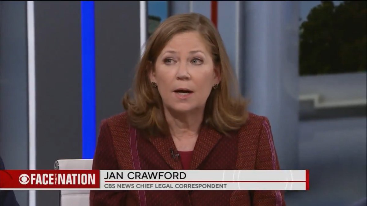On Face The Nation Jan Crawford Crawford scolded the press corps in naming her “under-reported” story of the year: “There is a narrative the Supreme Court is corrupt. We saw that emerge in the wake of the Dobbs decision...and now we see it that they’re in the tank for Trump. Not only is that narrative over-reported, it is patently false, and it is dangerous for the institution and the public’s faith and confidence in the rule of law.”