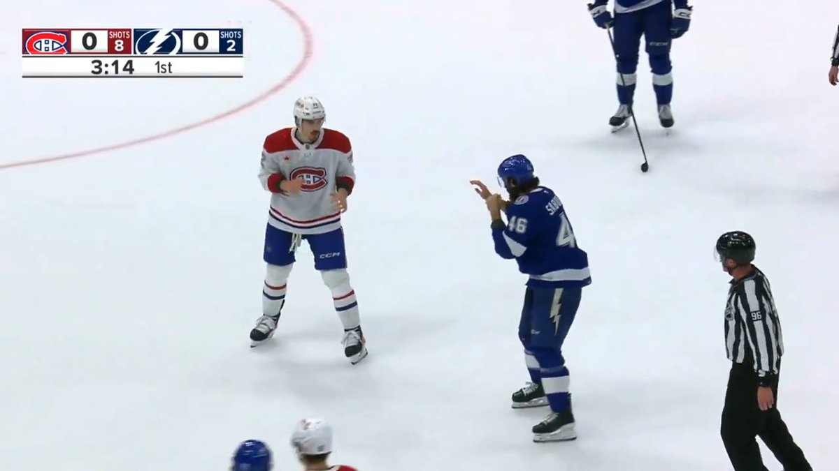 Arber Xhekaj DROPS Scott Sabourin, then immediately calls for the trainer 😳👏