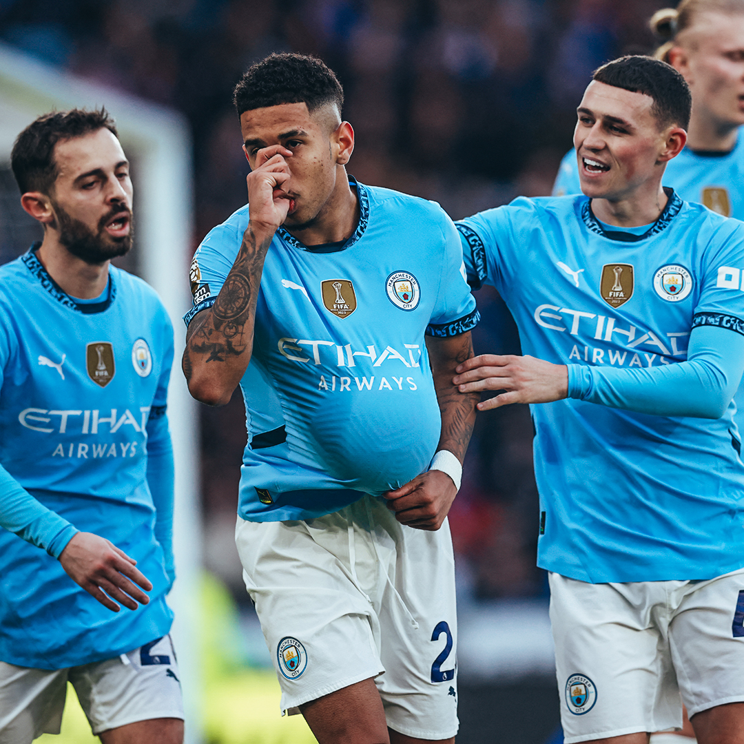Savinho’s first #ManCity goal, one year ago today! 🇧🇷🩵