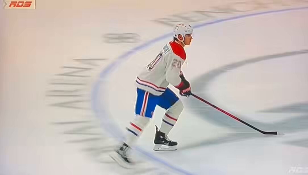 This is a different Juraj Slafkovsky. He wants the puck. He wants to be the difference maker.