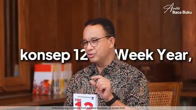 Unggah ulang mumpung akhir tahun. Jangan bikin resolusi tahunan, tapi bikin rencana 12 mingguan! Selamat bersiap menyambut pergantian tahun.