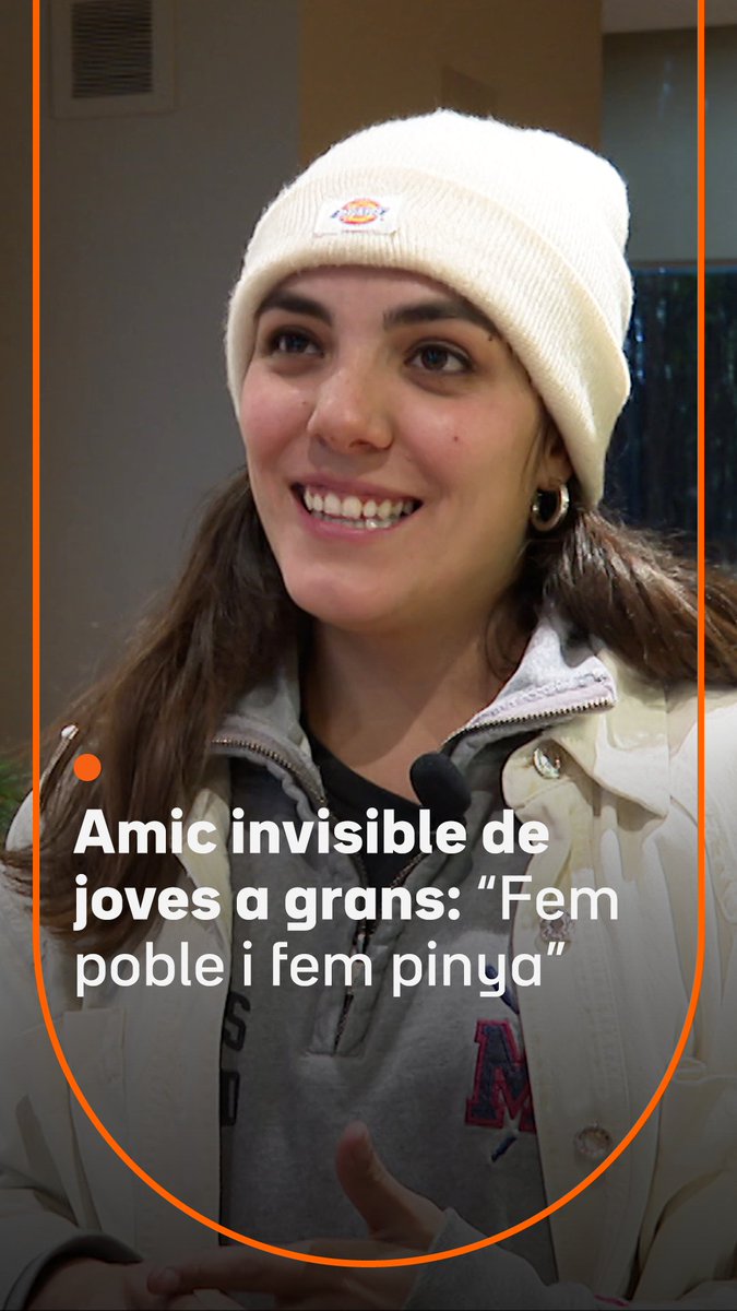 "Es creen uns vincles molt guais." Laura Sabaté ha creat un amic invisible entre joves i grans al seu poble, l’Armentera, amb molt d’èxit. “Hem de cuidar la gent gran i així també fem més poble i més pinya."