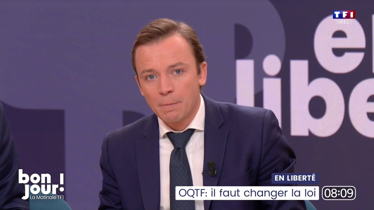 OQTF : il faut changer la loi La chronique "En liberté" de Charles Sapin dans #BonjourLaMatinaleTF1 avec Maud Descamps ⤵
