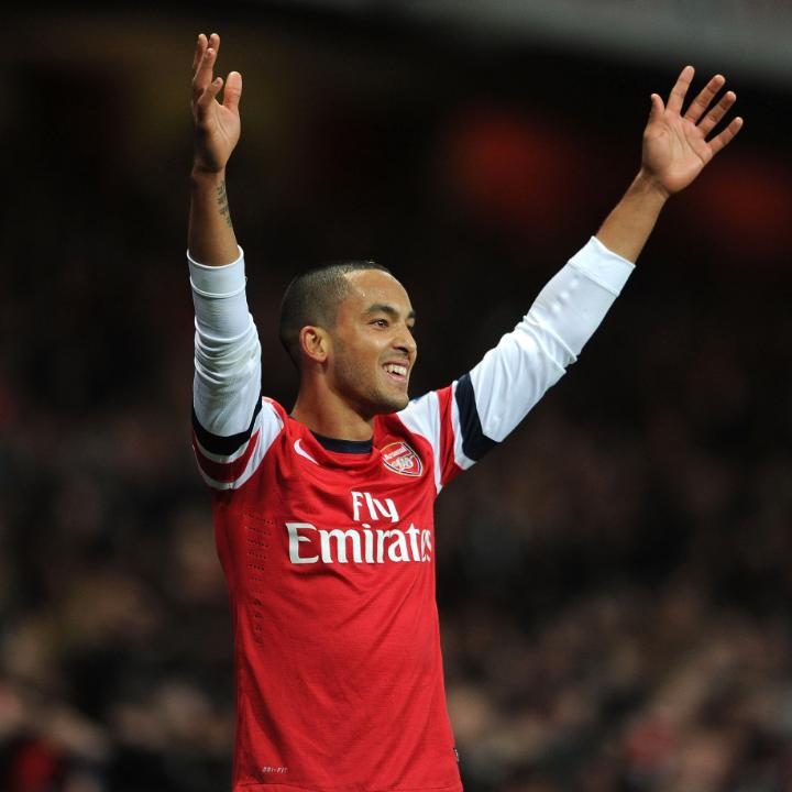 On this day in 2012: The highest-scoring match EVER at the Emirates Stadium. 🤯⚡️ 🔴 Walcott (20’) ⚫️ Ba (43’) 🔴 Oxlade-Chamberlain (50’) ⚫️ Marveaux (59’) 🔴 Podolski (64’) ⚫️ Ba (69’) 🔴 Walcott (73’) 🔴 Giroud (84’) 🔴 Giroud (87’) 🔴 Walcott (90+1’)