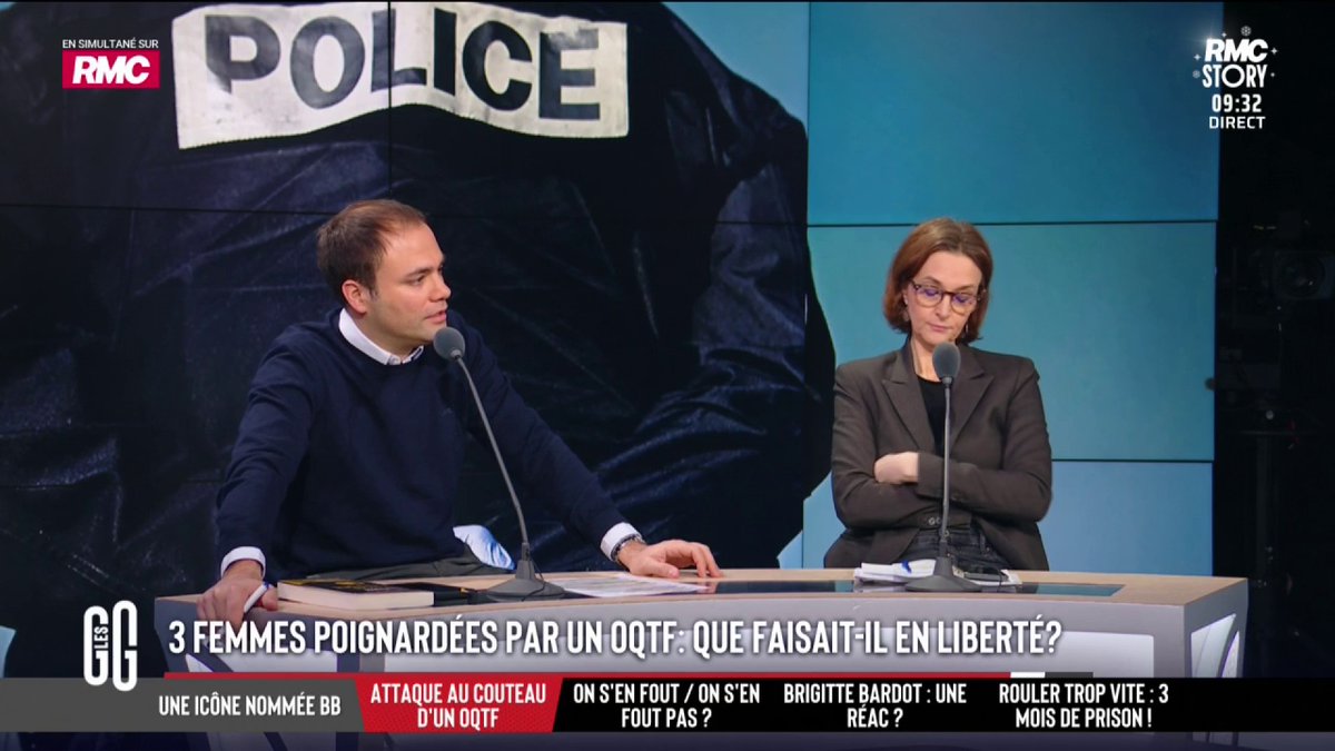 👮‍♂️ 3 femmes poignardées par un OQTF 🗣️ Charles Consigny : "Il ne fallait pas le naturaliser ! Il faut qu'on durcisse nos conditions... S'il n'avait pas été Français, il fallait l'expulser et lui mettre un "travel ban" : vous commettez un délit, vous êtes expulsé !" #GGRMC