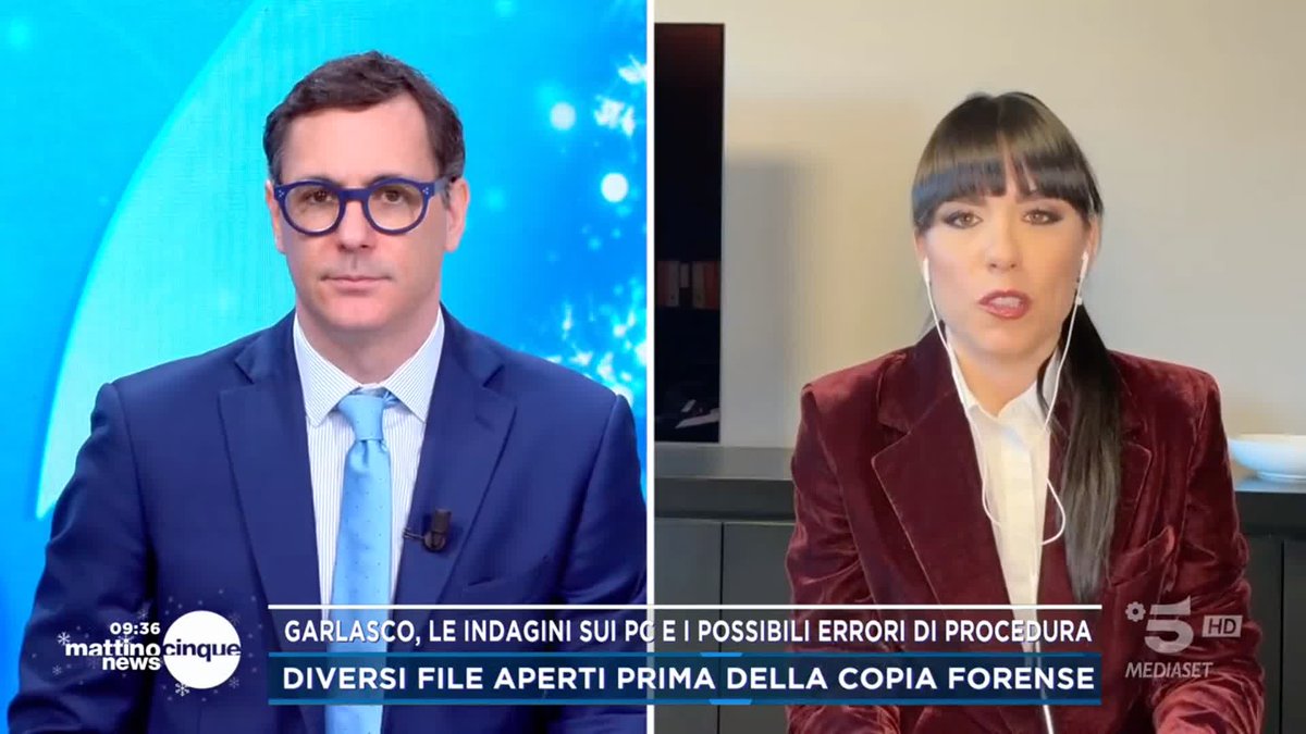 #Garlasco, le indagini sui pc e i possibili errori di procedura. La criminologa Anna Vagli: "Nel 2007 la copia forense non era obbligatoria". #Mattino5