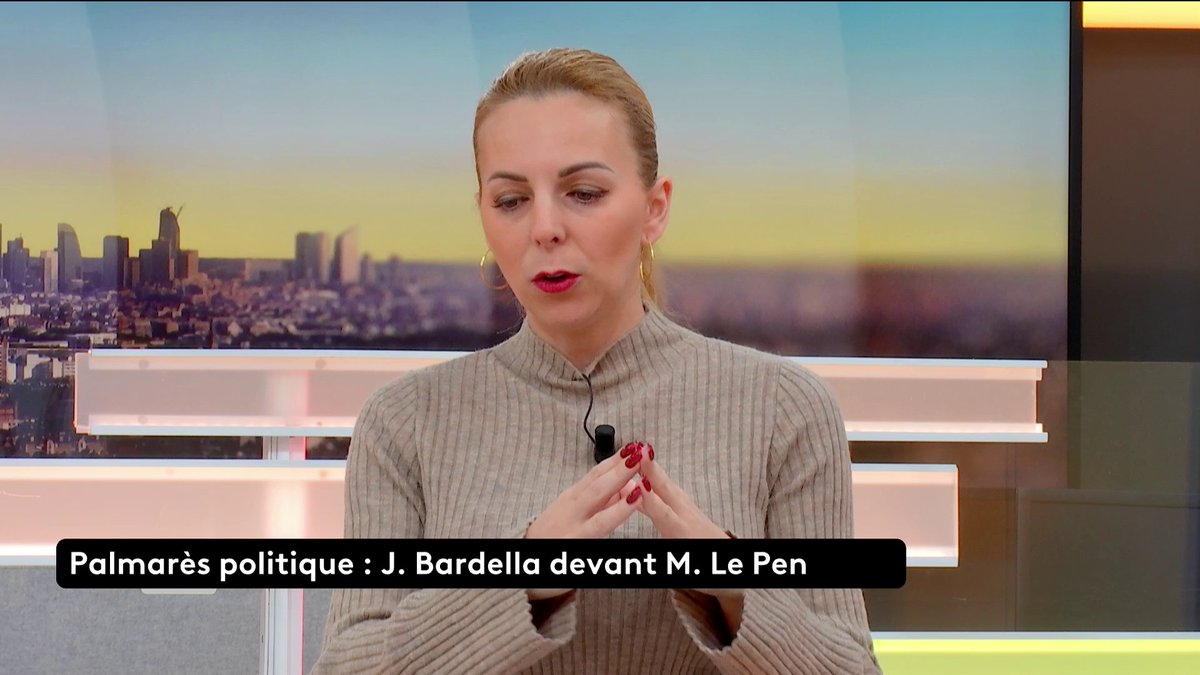 🔴 Jordan Bardella, candidat RN pour la présidentielle ? : "Marine Le Pen est très lucide (...). Elle sait que la magistrate qui a rendu sa décision en première instance fait (de son cas) un procès politique." 🗣 Edwige Diaz, vice-présidente du RN #canal16