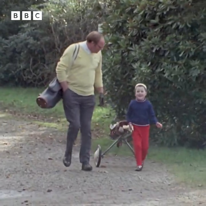 Let’s all have our hearts warmed one more time by Cliff Michelmore’s meeting with 5 year old golfing prodigy Bridget Gleeson from Killarney.