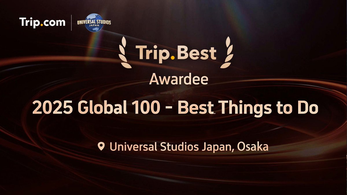 🎢 Step into a world of excitement at Universal Studios Japan, crowned in the Trip. Best 2025 Global 100 – Best Things to Do list! Watch the full video to explore more!