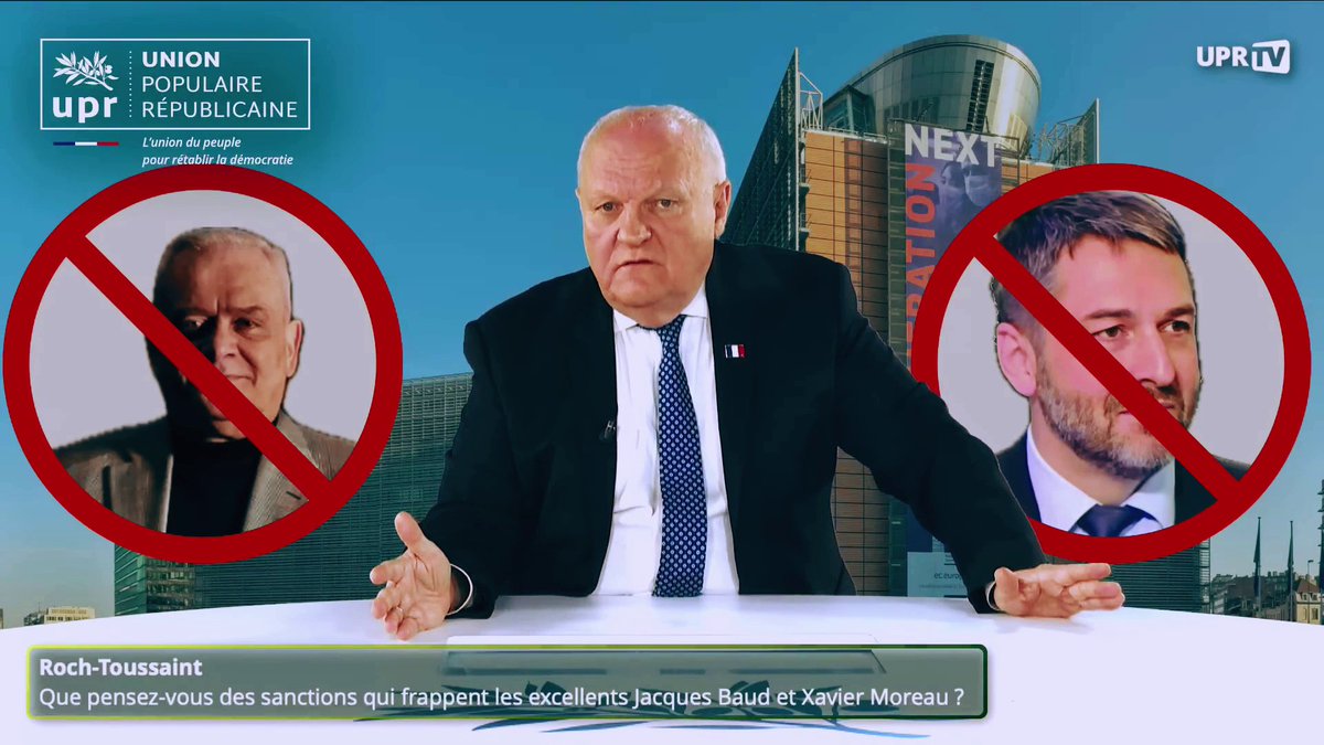 Sanctions🇪🇺 contre Jacques Baud et Stratpol⤵️ « Ne détournons pas les yeux. Relayez J. #Baud, relayez X. #Moreau. Relayez-moi aussi, parce que si ça continue, on nous dira que la sortie de l'🇪🇺 est une pensée sédicieuse et on va me mettre au trou ! » François Asselineau 🇫🇷 #Frexit
