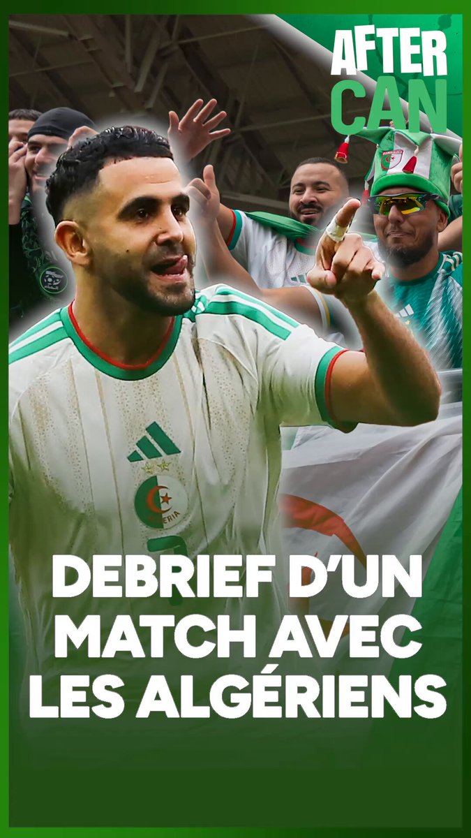 🇩🇿 Hamza Rahmani a vécu le match de l'Algérie parmi les supporters algériens, il raconte sa soirée