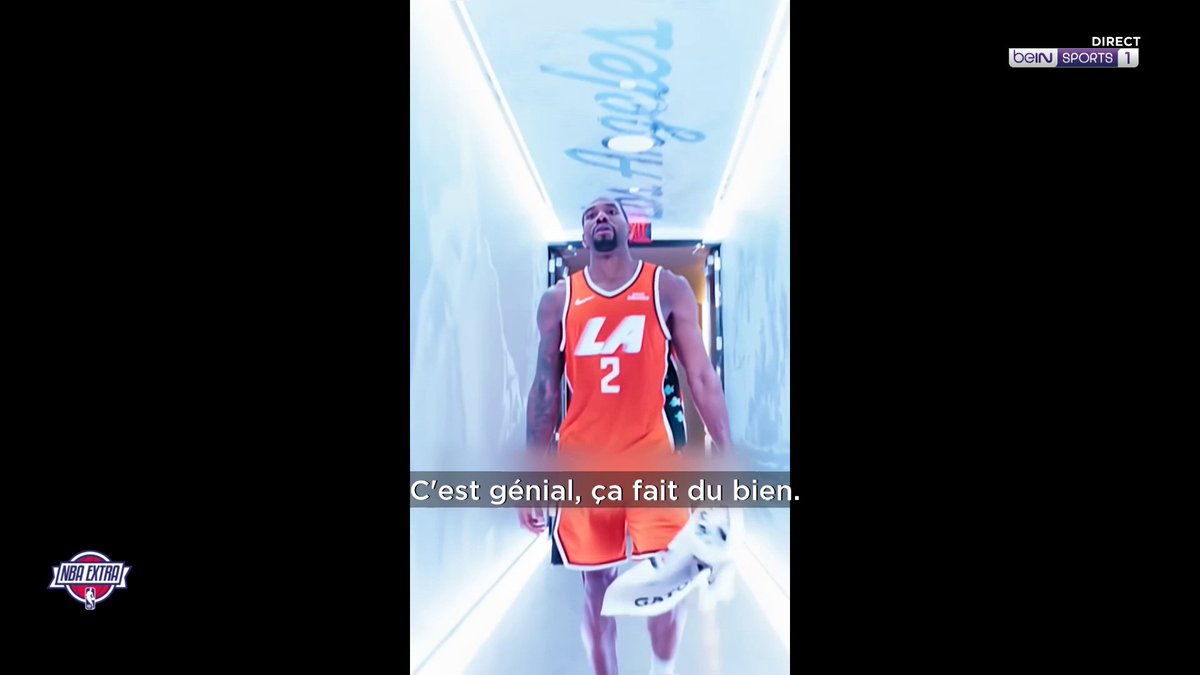🏀 #NBAExtra 💥 Enorme ambiance dans le vestiaire des Clippers après la victoire contre Detroit !
