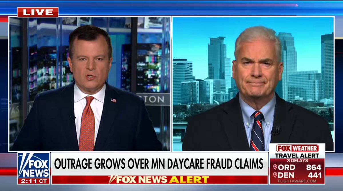 Tom Emmer: "It's amazing to me that a 23-year-old journalist [Nick Shirley], a YouTuber, who's now got over 80M views on this thing, found more in a matter of hours than Tim Walz and Keith Ellison, our Attorney General, have found in 7 years."