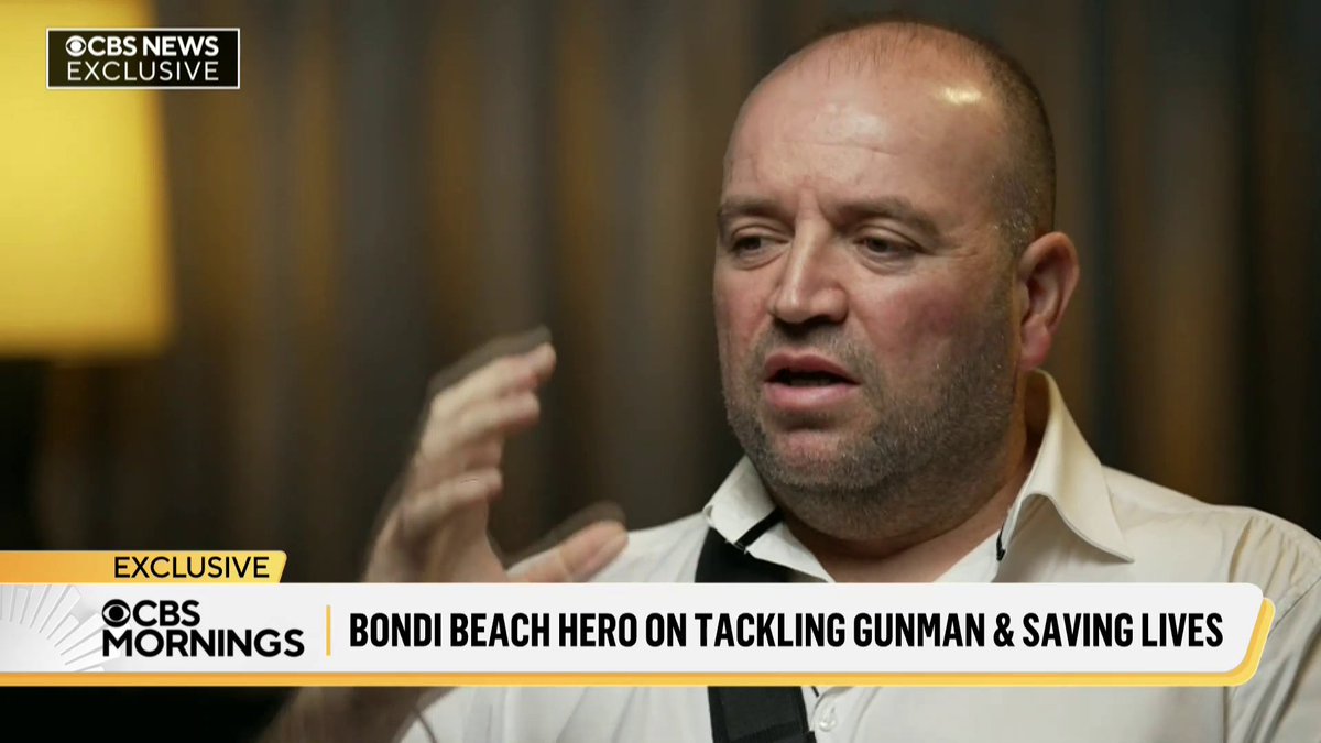 “I couldn't handle it to hear kids and the woman and oldest and man screaming and asking for help and no one help”: In an exclusive interview, Ahmed al Ahmed, the brave hero who saved lives in the deadly terror attack at a Hanukkah festival in Sydney, Australia, told anna coren he “didn’t think,” he just acted to seize one of the gunman’s weapons. “My soul and all my everything, in my organ, in my body, in my brain, asked me to go and to defend and to save innocent life.”
